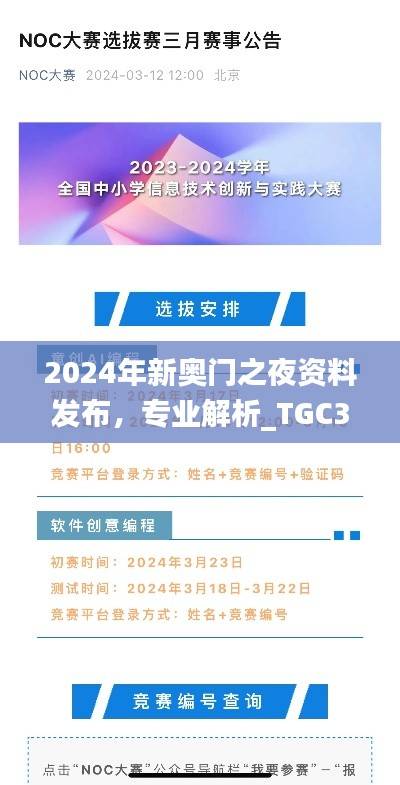 2024年新奥门之夜资料发布,专业解析_TGC302.73编程版