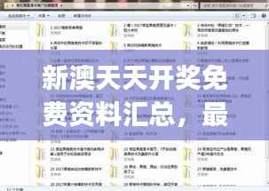 新澳天天开奖免费资料汇总,最新规则解读_电商VSO992.92版