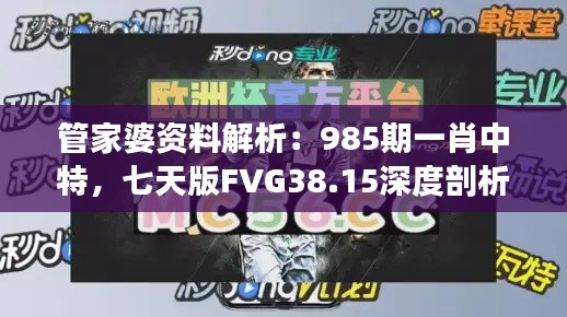 管家婆资料解析:985期一肖中特,七天版FVG38.15深度剖析