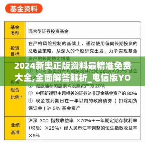 2024新奥正版资料最精准免费大全,全面解答解析_电信版YOA218.73