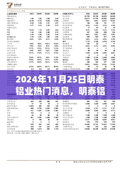 明泰铝业风口浪尖之际,行业巨变深度解析与热门消息揭秘(2024年11月25日)