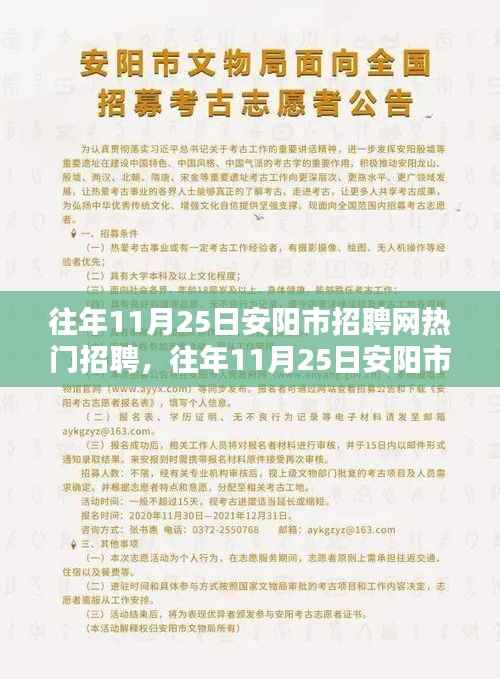 往年11月25日安阳市招聘网热门职位解析与招聘概览