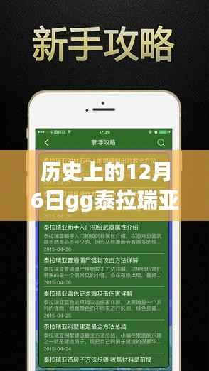 历史上的12月6日gg泰拉瑞亚盒子热门版，历史上的12月6日，玩转泰拉瑞亚盒子热门版新手进阶指南