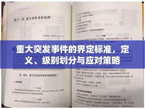 重大突发事件的界定标准,定义、级别划分与应对策略