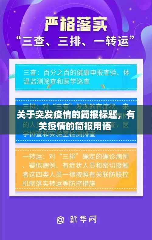 关于突发疫情的简报标题,有关疫情的简报用语
