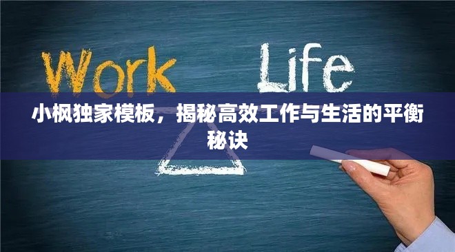 小枫独家模板,揭秘高效工作与生活的平衡秘诀