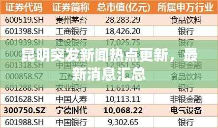 昆明突发新闻热点更新,最新消息汇总