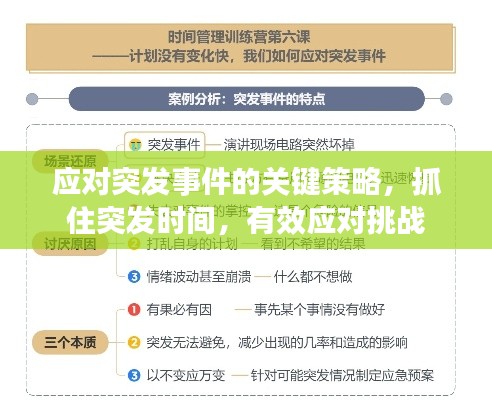 应对突发事件的关键策略,抓住突发时间,有效应对挑战